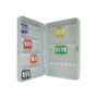 WEDO Armario de llaves 102 56537X con 70 llaveros, Gris