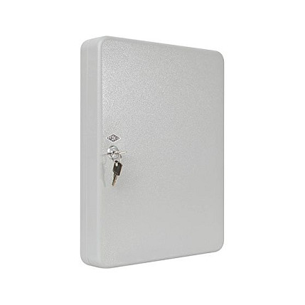 WEDO Armario de llaves 102 56537X con 70 llaveros, Gris