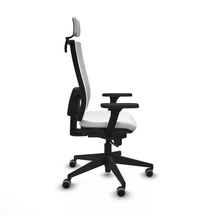 PIQUERAS Y CRESPO Silla de oficina Horna Blanco con Mecanismo Sincro PIQUERAS Y CRESPO Silla de oficina Horna Blanco con Mecanismo Sincro