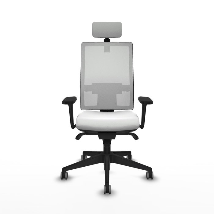 PIQUERAS Y CRESPO Silla de oficina Horna Blanco con Mecanismo Sincro PIQUERAS Y CRESPO Silla de oficina Horna Blanco con Mecanismo Sincro