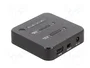 QOLTEC Estación de acoplamiento USB 3.2 generación 2 negro