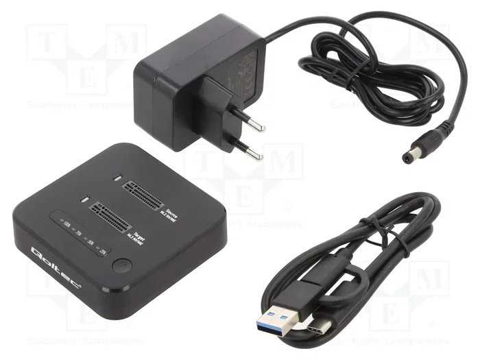 QOLTEC Estación de acoplamiento USB 3.2 generación 2 negro QOLTEC Estación de acoplamiento USB 3.2 generación 2 negro