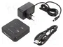 QOLTEC Estación de acoplamiento USB 3.2 generación 2 negro