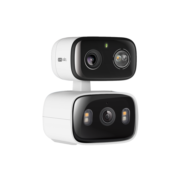TP-Link Tapo C246D Cámara de Seguridad WiFi Doble Lente Pan/Tilt 2K 3MP Interior/Exterior IP65, Seguimiento AI, Audio Bidireccional, Visión Nocturna