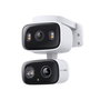 TP-Link Tapo C246D Cámara de Seguridad WiFi Doble Lente Pan/Tilt 2K 3MP Interior/Exterior IP65, Seguimiento AI, Audio Bidireccional, Visión Nocturna