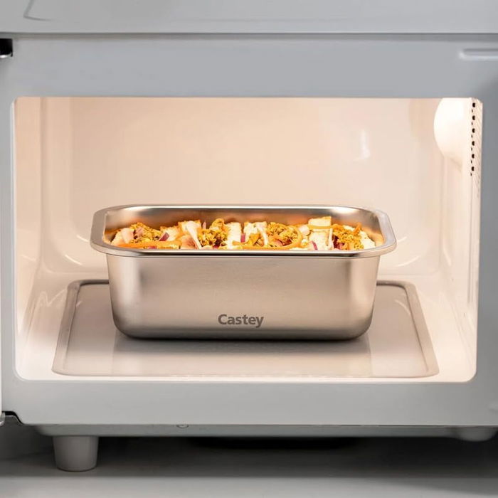 Fiambrera Castey C-A1780 Plateado Acero Inoxidable 1,8 L