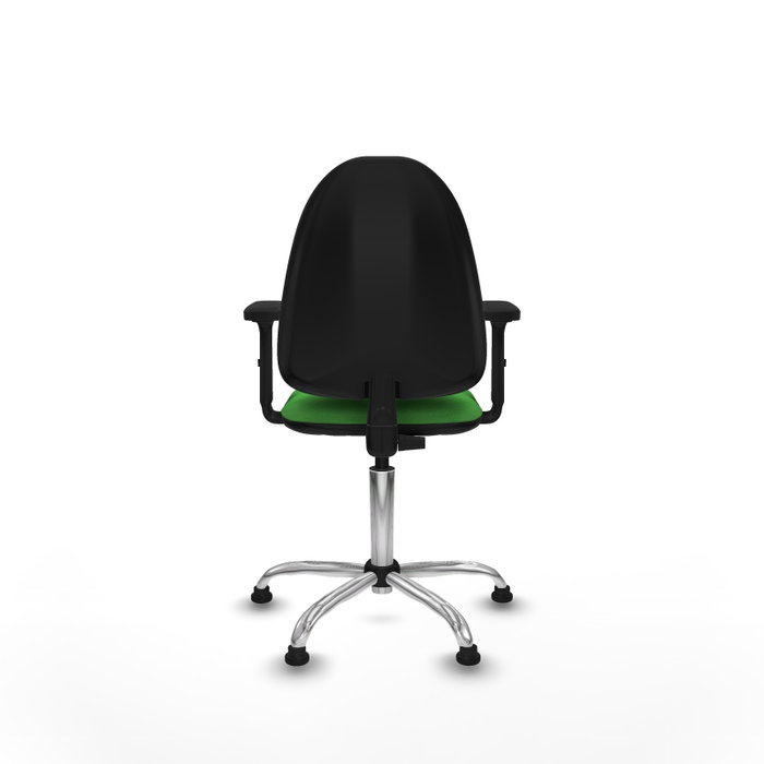 PIQUERAS Y CRESPO Silla de oficina Aýna Verde con Base Cromada