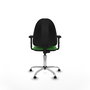 PIQUERAS Y CRESPO Silla de oficina Aýna Verde con Base Cromada