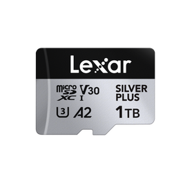 Lexar LMSSIPL001T-BNANG Tarjeta MicroSDXC Professional SILVER PLUS 1 TB UHS-I U3 V30 Lectura 205MB/s Escritura 150MB/s