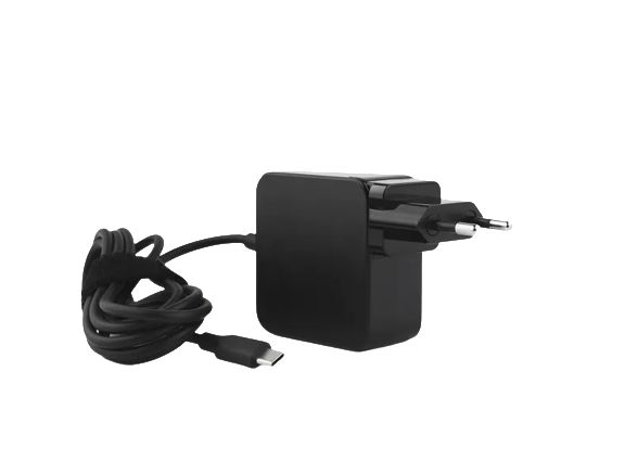 CoreParts Adaptador de Corriente USB-C 45W 5V/2A-20V/2.25A PD EU/UK, Compatible con Portátiles y Dispositivos Móviles