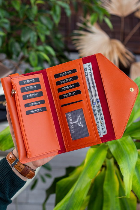 Zoozie Bags Cartera de Mujer Naranja Piel PU