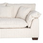Sofá 2 Plazas Rayas Crema Tejido 178 X 101 X 71 cm