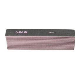 POLLIE Lima Cuadrada Negra 100/180 28x178mm con Bolsa