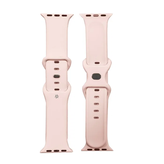 Celly WBANDSIL40BP Correa de silicona rosa para Apple Watch 38mm, 40mm, 41mm - Smartwatch 220 mm