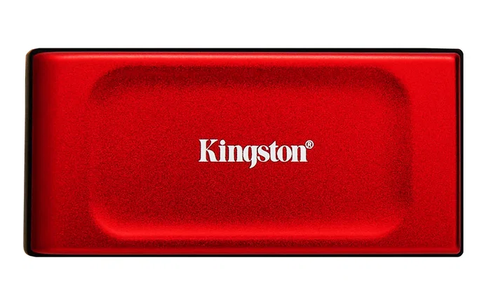 Kingston SSD XS1000 Red 2TB Externo USB-C 3.2 Gen 2 - Unidad de Estado Sólido Externa Portátil hasta 1050 MB/s