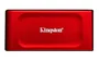 Kingston SSD XS1000 Red 2TB Externo USB-C 3.2 Gen 2 - Unidad de Estado Sólido Externa Portátil hasta 1050 MB/s