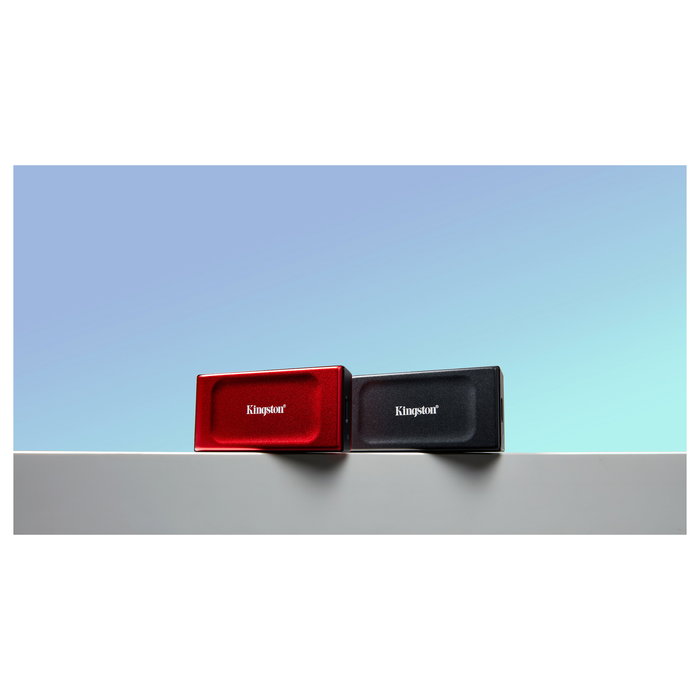 Kingston XS1000 Disco Duro SSD Externo 2TB USB-C 3.2 Gen 2, Color Rojo, Velocidad Lectura 1050 MB/s, Compatible con Windows, Mac, Android, iOS Kingston XS1000 Disco Duro SSD Externo 2TB USB-C 3.2 Gen 2, Color Rojo, Velocidad Lectura 1050 MB/s, Compatible con Windows, Mac, Android, iOS