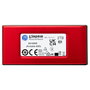 Kingston XS1000 Disco Duro SSD Externo 2TB USB-C 3.2 Gen 2, Color Rojo, Velocidad Lectura 1050 MB/s, Compatible con Windows, Mac, Android, iOS