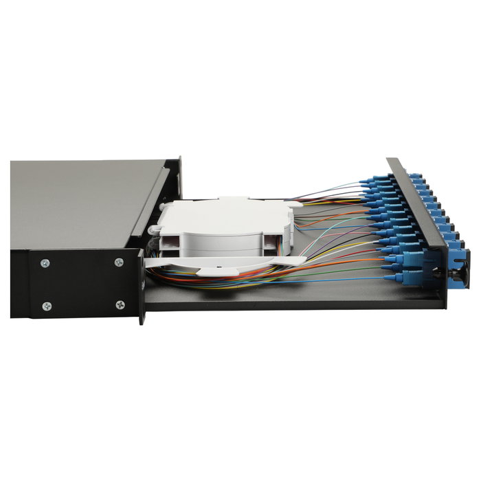 EQUIP Caja de empalme de fibra óptica 12 puertos SC-Duplex OS2 1U
