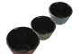 DKD Home Decor Vaso Oriental Verde Granate 8 x 5.5 x 8 cm (6 Unidades) Capacidad 120ml Hierro Colado
