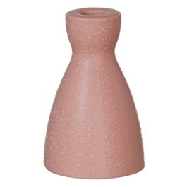 Ixia Portavelas Rosa Palo de Cerámica Decorativo (Pack de 3)