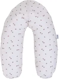 Tineo Almohada de maternidad TIN3275052061607, jersey de algodón crudo con estampado de erizos