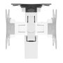 Neomounts DS70-250WH1 Brazo de monitor 17-35 pulg. Blanco