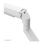 Neomounts DS70-250WH1 Soporte para Monitor 17-35 Pulgadas Blanco