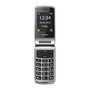 Bea-fon SL605 Telefono movil concha negro resistente al agua IP54, pantalla 2.4" TFT, camara 1.3 MP, radio FM, bateria 1050 mAh, unica SIM, USB-C