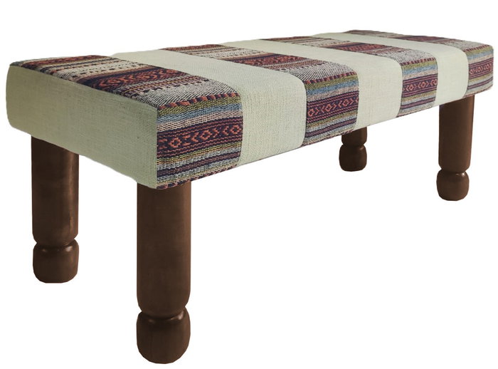DKD Home Decor Descalzadora Algodón Mango Multicolor DKD Home Decor Descalzadora Algodón Mango Multicolor