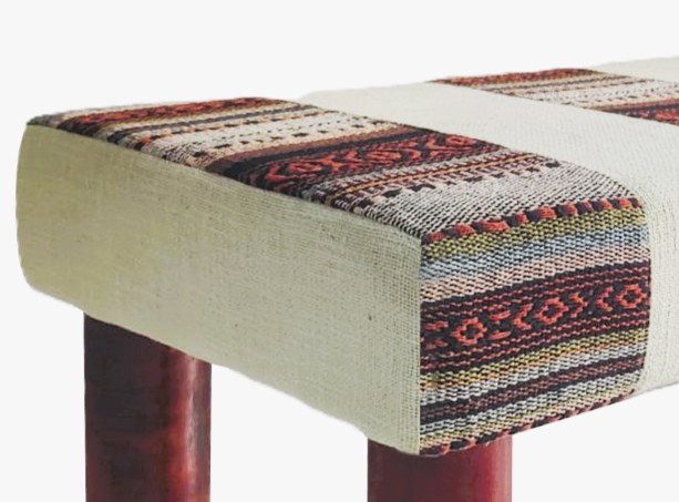 DKD Home Decor Descalzadora Algodón Mango Multicolor DKD Home Decor Descalzadora Algodón Mango Multicolor