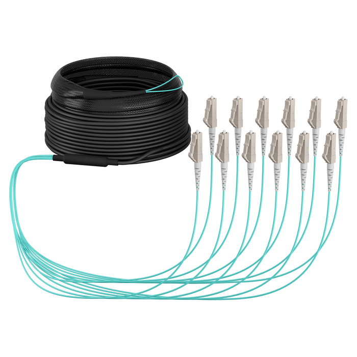 EFB Elektronik Cable de fibra óptica OM3 12G (1x12) LC-LC 10m O8342S10OM3