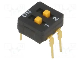 Aratas (Formerly Omron Components) Interruptor DIP-SWITCH A6D-2103 de 2 secciones