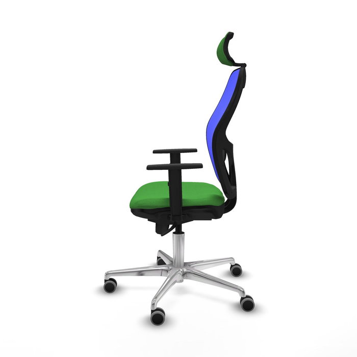 PIQUERAS Y CRESPO Silla de oficina Jorquera Verde y Azul