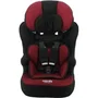 Silla de coche con cinturón NANIA RACE I 76-140 cm R129  de 3 a 10 años  Reposacabezas regulable  Base reclinable  Rojo  Fabricación francesa