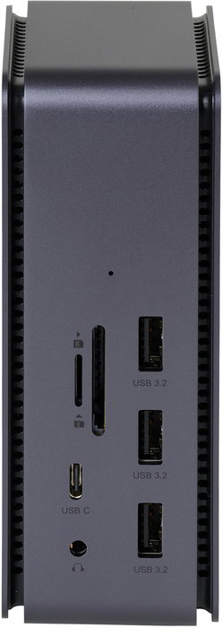 eSTUFF Dock USB4 Pro Dual Monitor 8K 100W PD con 7 Puertos USB (sin Fuente de Alimentación)