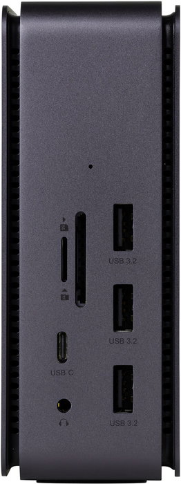 eSTUFF Dock USB4 Pro Dual Monitor 8K 100W PD con 7 Puertos USB (sin Fuente de Alimentación)