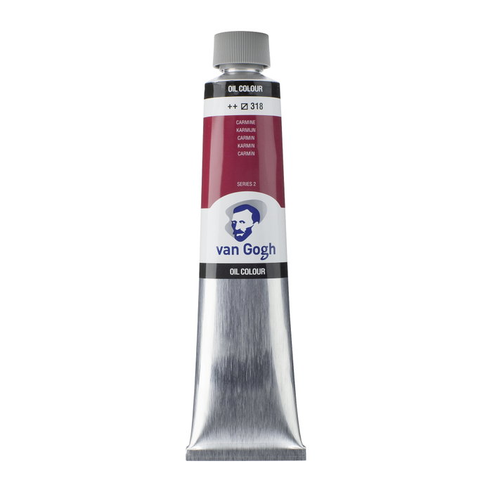 Van Gogh Colores al óleo Tubo 200 ml Carmín 318 Van Gogh Colores al óleo Tubo 200 ml Carmín 318
