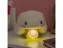 Wondee Cinnamoroll GloBuddies Light - Lámpara de silicona Sanrio con luz ambiental suave, ideal como luz nocturna, figura decorativa kawaii de Cinnamoroll para habitación