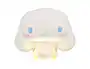 Wondee Cinnamoroll GloBuddies Light - Lámpara de silicona Sanrio con luz ambiental suave, ideal como luz nocturna, figura decorativa kawaii de Cinnamoroll para habitación