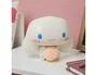 Wondee Cinnamoroll GloBuddies Light - Lámpara de silicona Sanrio con luz ambiental suave, ideal como luz nocturna, figura decorativa kawaii de Cinnamoroll para habitación