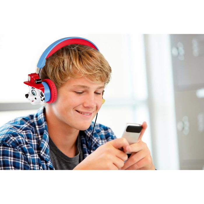 Lexibook Auriculares plegables Paw Patrol con cable y puerto USB