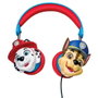 Lexibook Auriculares plegables Paw Patrol con cable y puerto USB