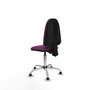 PIQUERAS Y CRESPO Silla de oficina Aýna Morada con Base Cromada