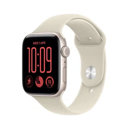 Apple Watch SE 3 GPS + Cellular 44mm Aluminio Blanco Estrella Correa Arena M/L