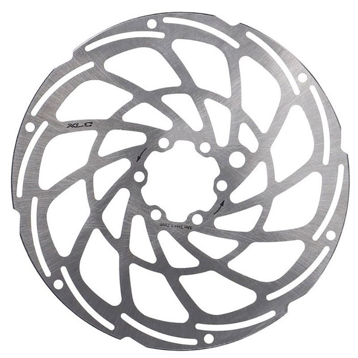 XLC BR-X135 Disco de freno de 6 agujeros 180mm Plata XLC BR-X135 Disco de freno de 6 agujeros 180mm Plata
