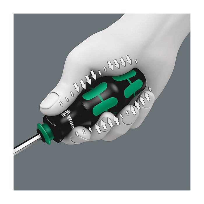 Wera Kraftform Kompakt 28 SB Set de Destornillador con 6 Puntas Intercambiables Phillips Pozidriv Ranura