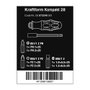Wera Kompakt 28 Destornillador Extensible Portapuntas con 6 Puntas de 25 mm (PH1, PH2, PZ1, PZ2, 1.0x5.5 mm, 1.2x6.5 mm) para Bricolaje y Mantenimiento