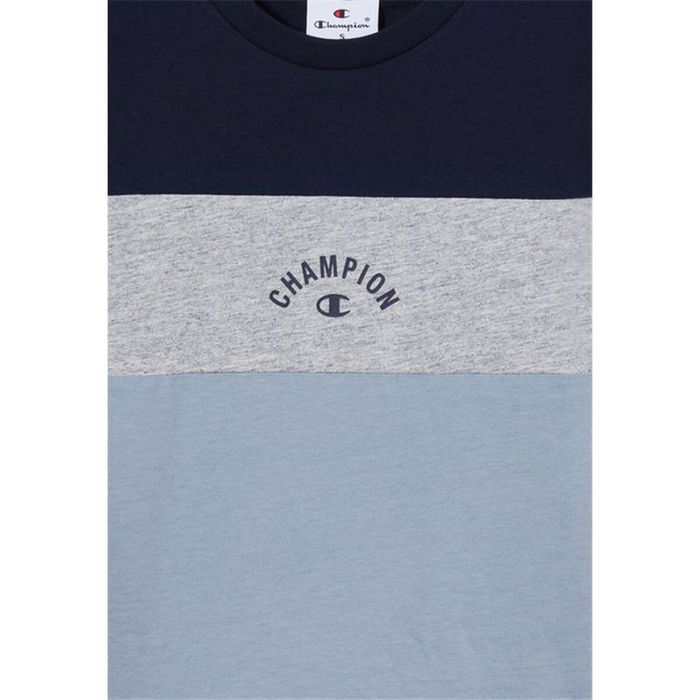 Camiseta de Manga Corta Infantil Champion Icons Plus Azul Azul cielo S