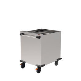 Rieber Carro Dispensador PG-GN 2/1, Acero Inoxidable, Almacenaje y Transporte